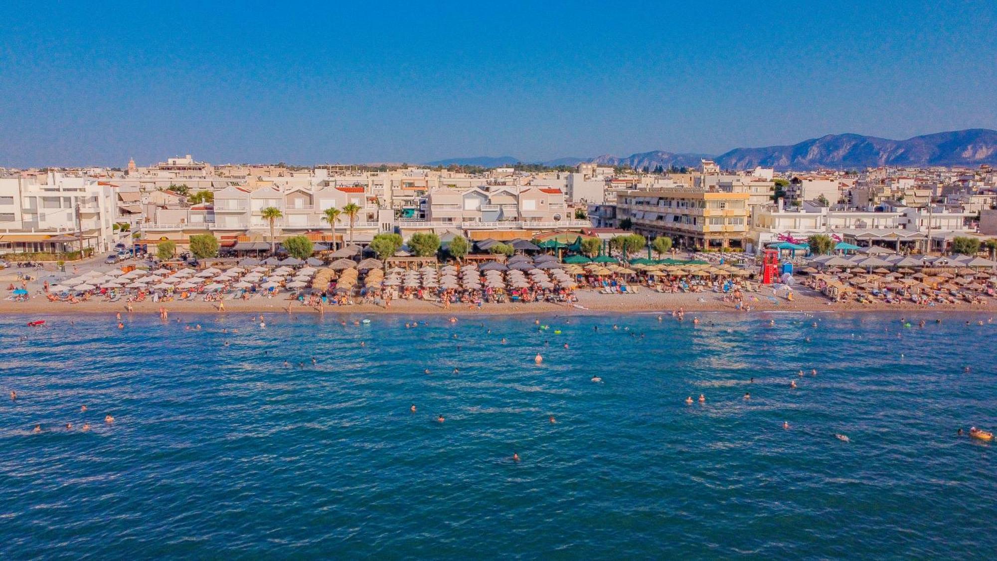Beach Blue Villa Corinth Luaran gambar