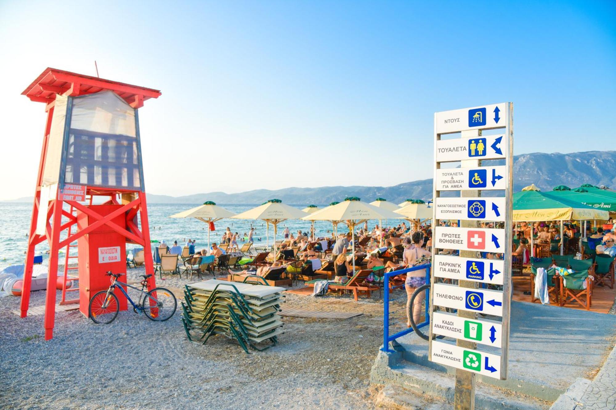 Beach Blue Villa Corinth Luaran gambar