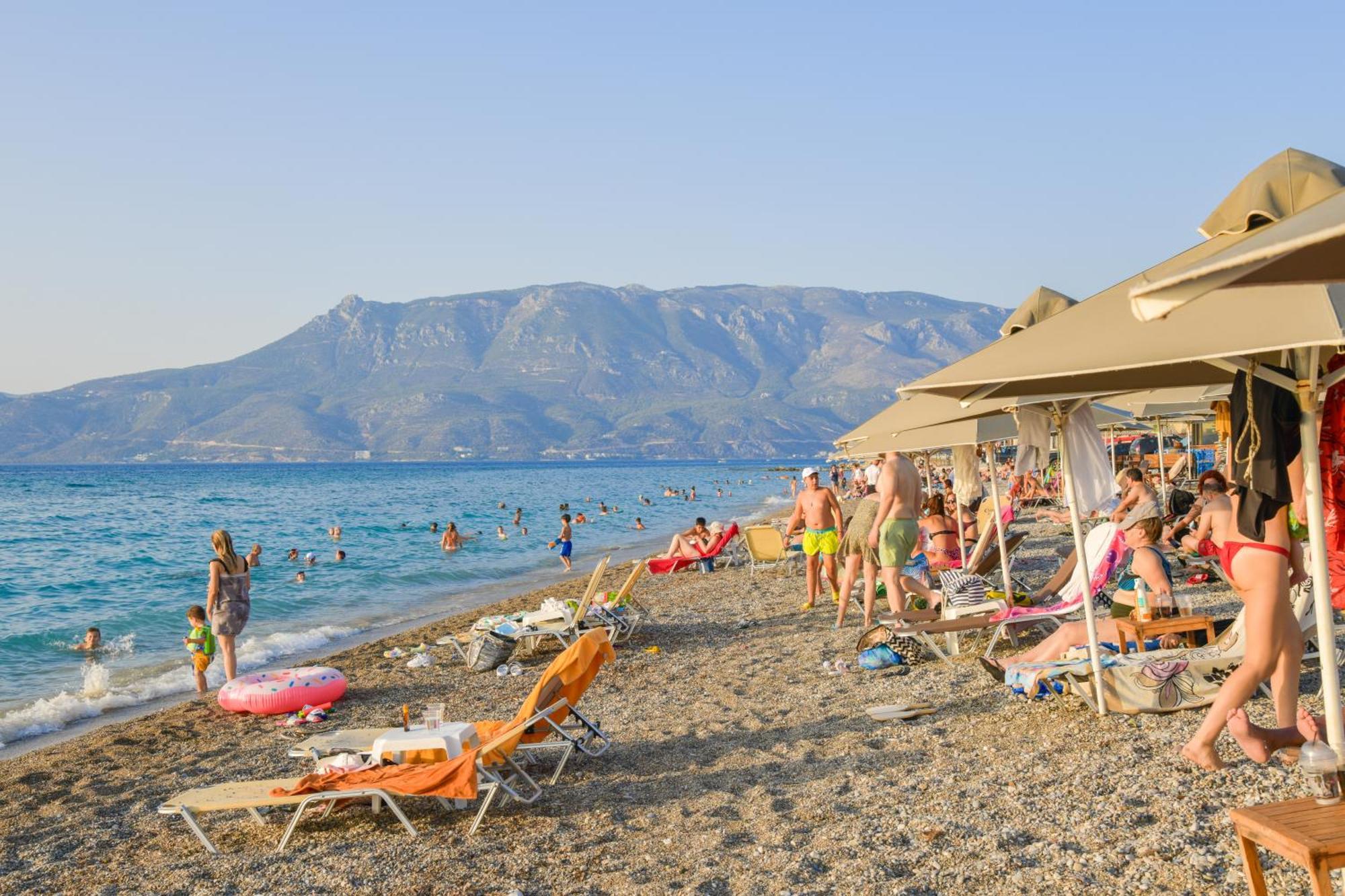 Beach Blue Villa Corinth Luaran gambar
